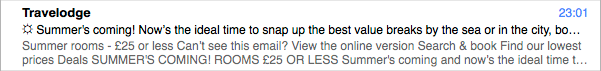 Example Icon in Subject Line