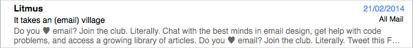 Example Icon in Subject Line