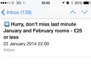 Using symbols on email campaign subject lines