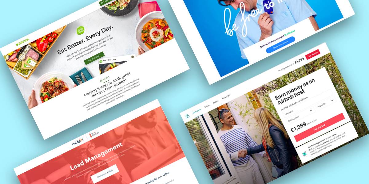 5 Great looking landing page designs that convert