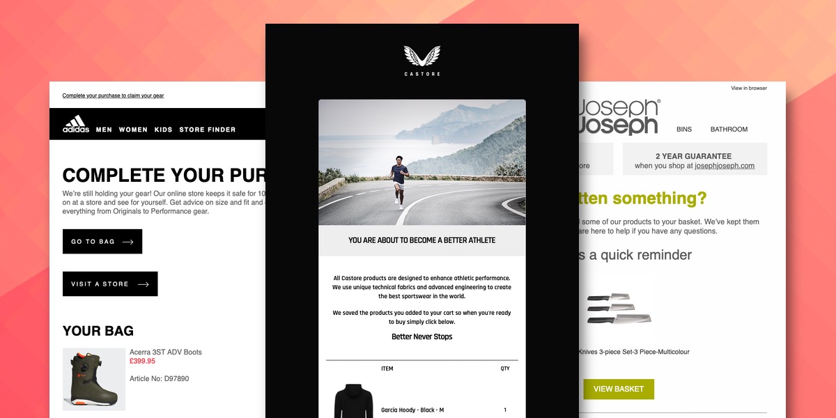 Bring customers back with automated basket abandonment emails
