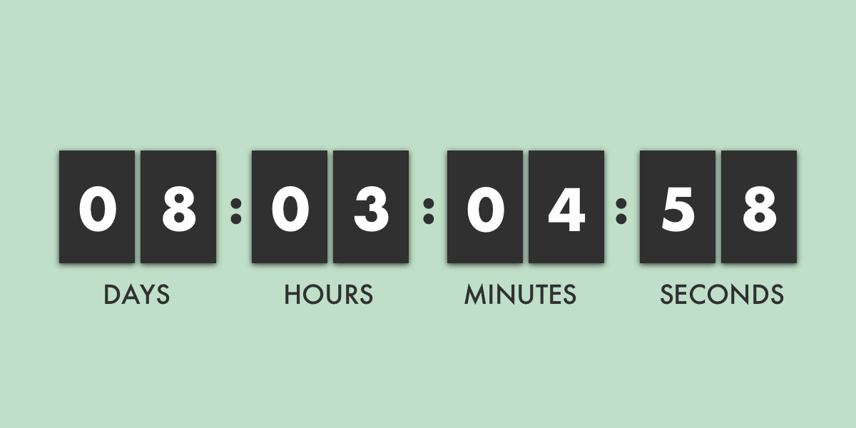 Making effective use of countdown timers